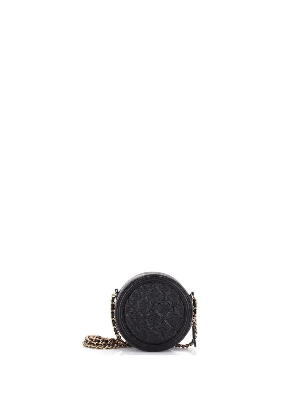 Chanel Filigree Round Clutch With Chain #268057C30B